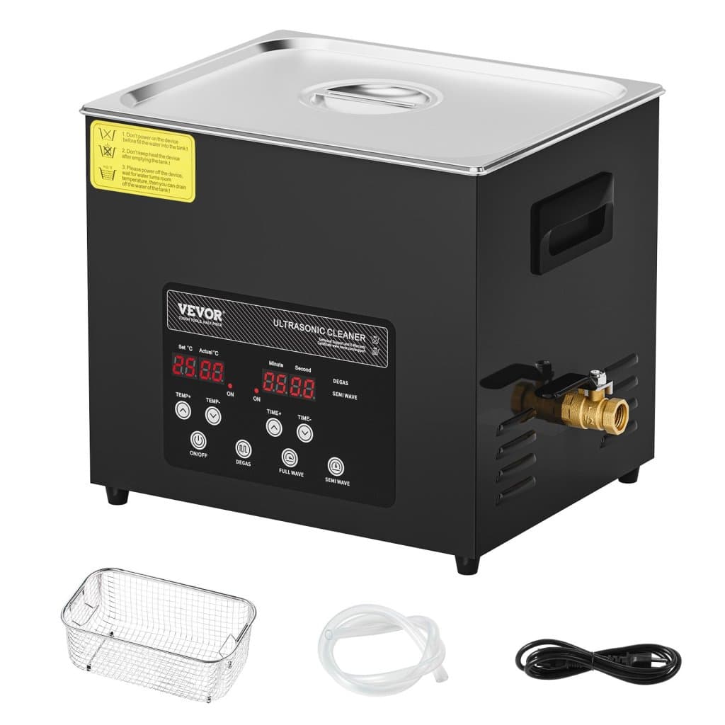 Ultrazvuková myčka 10 l 240 W černá
