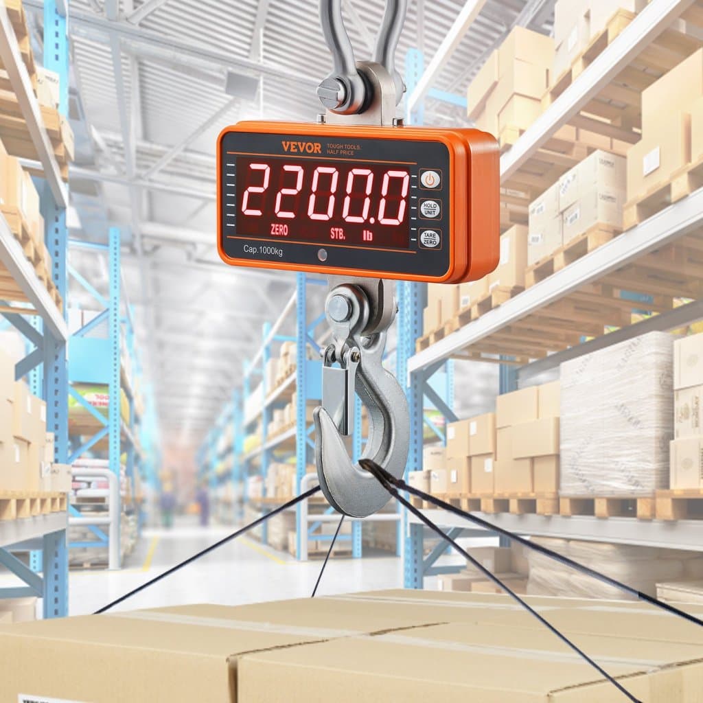 Digitální jeřábová váha 1000 kg s dálkovým ovládáním