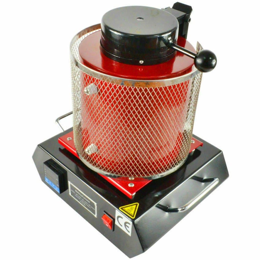 Automatická tavicí pec 1800W 2 kg s grafitovým tyglem