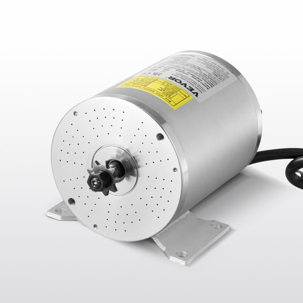 Sada elektrického bezkartáčového stejnosměrného motoru 3000W 72V 4900 ot./min s regulátorem otáček