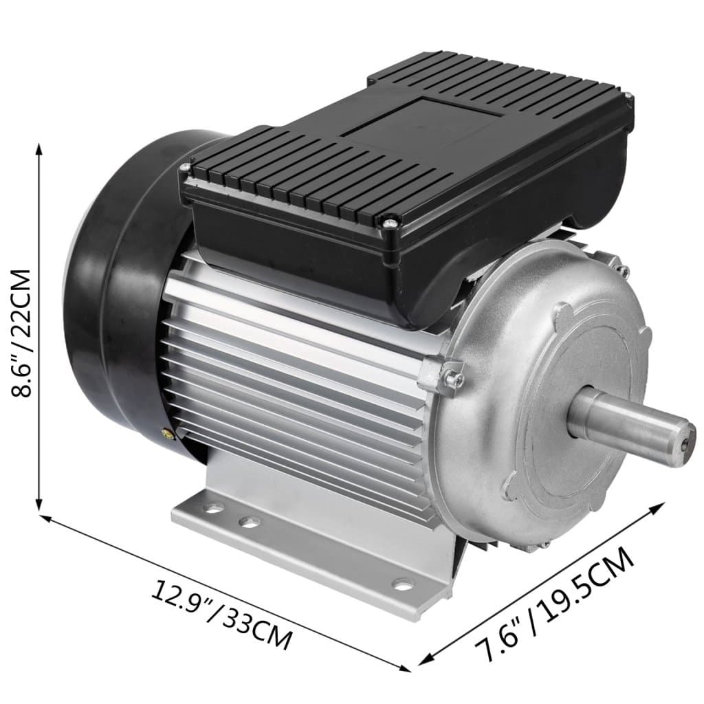 Vzduchový kompresor 2,2 kW/3 HP, 2-pólový, elektromotor 240 V 50 Hz, 2900 ot./min, 90 l, s jednofázovými elektromotory
