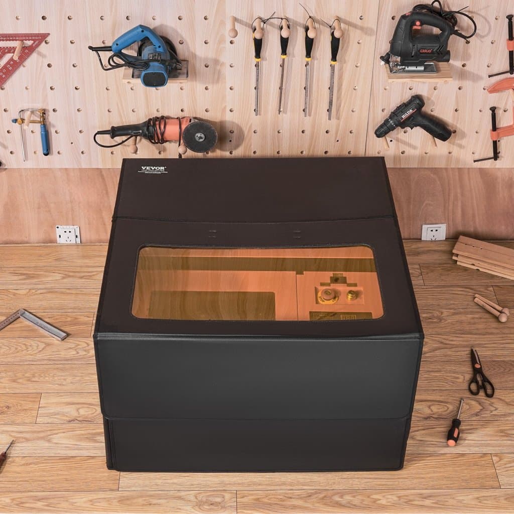 Ochranný kryt laserové gravírky 800×800×500 mm