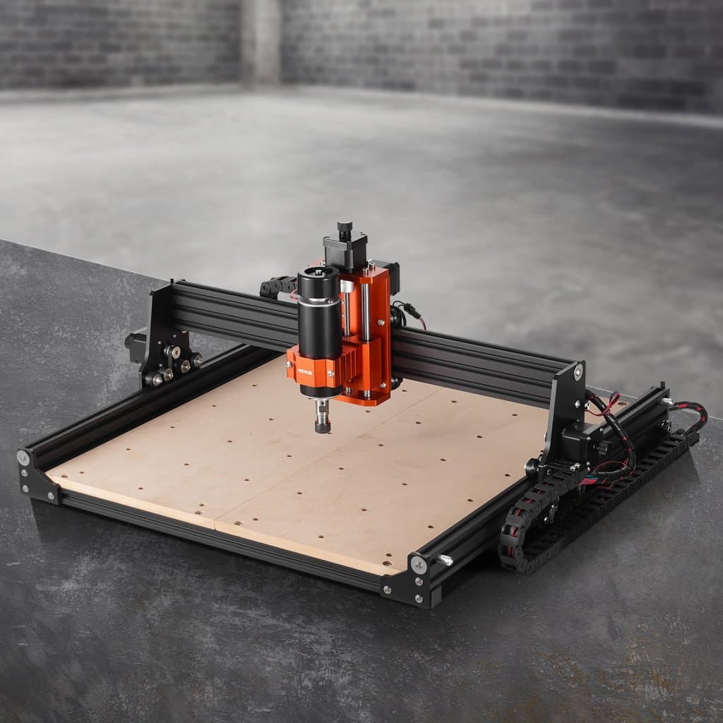 CNC frézka 300W, gravírovací stroj 400×400×60 mm