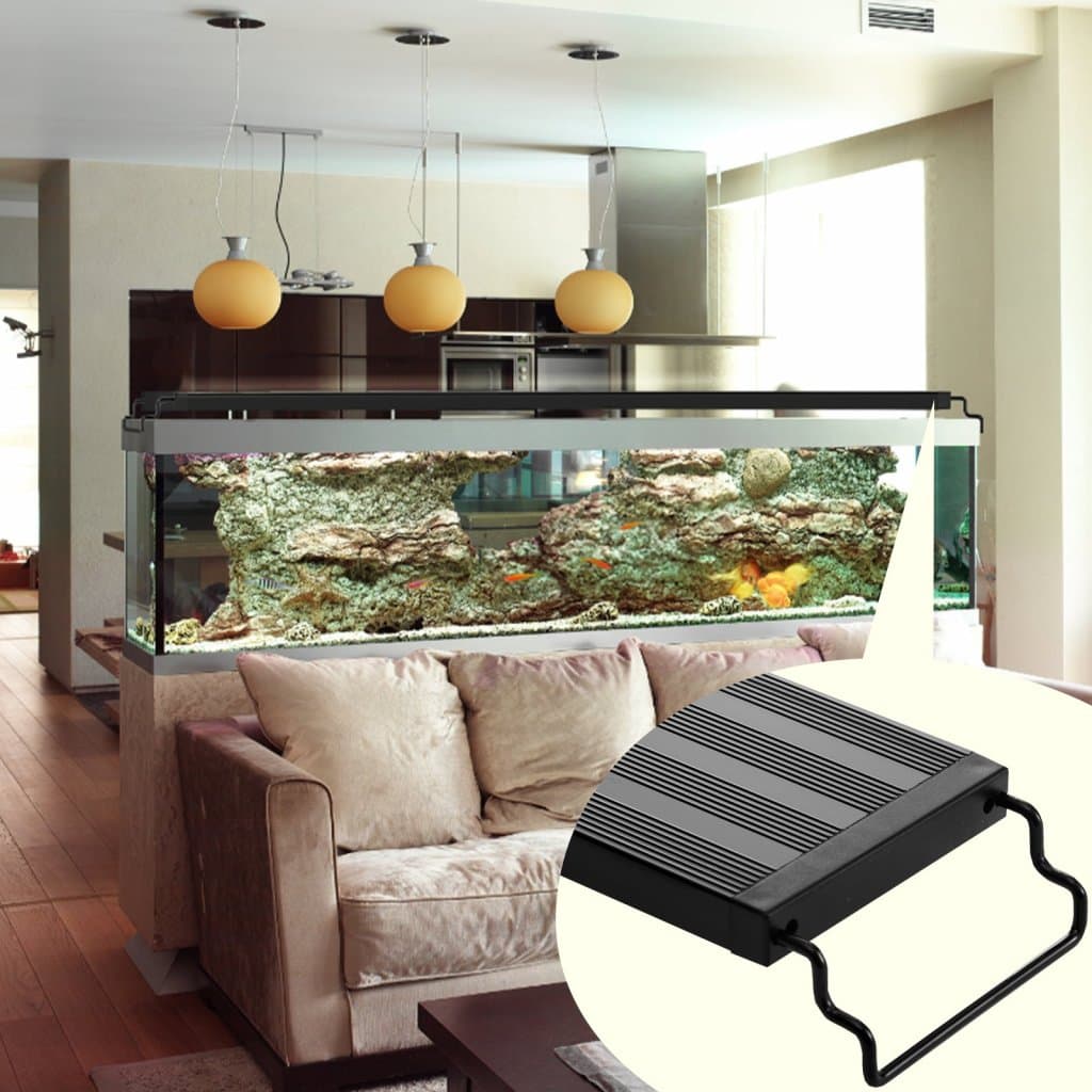 Akvarijní osvětlení 36W plnospektrální LED pro akvárium na 48...