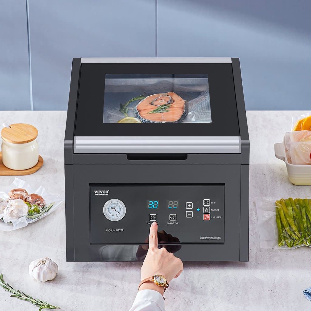 Komorový vakuový balicí stroj pro komerční vakuové balení sáčků 380 W
