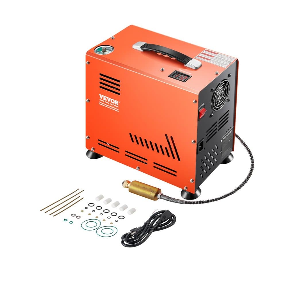 PCP vzduchový kompresor 800 W s dvojitým válcem 4500 PSI/30 MPa