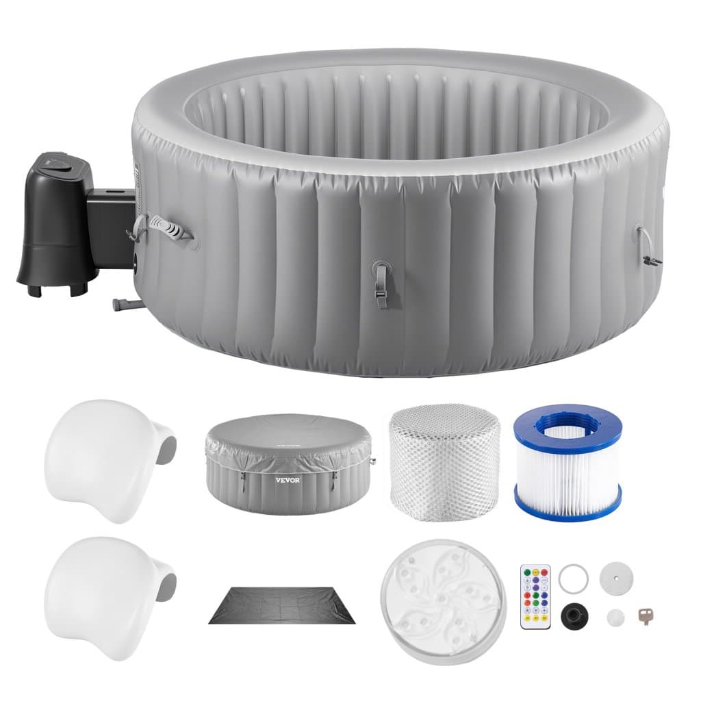 Nafukovací vířivka pro 4–6 osob, rozměr 2080 x 660 mm, přenosná venkovní vířivka