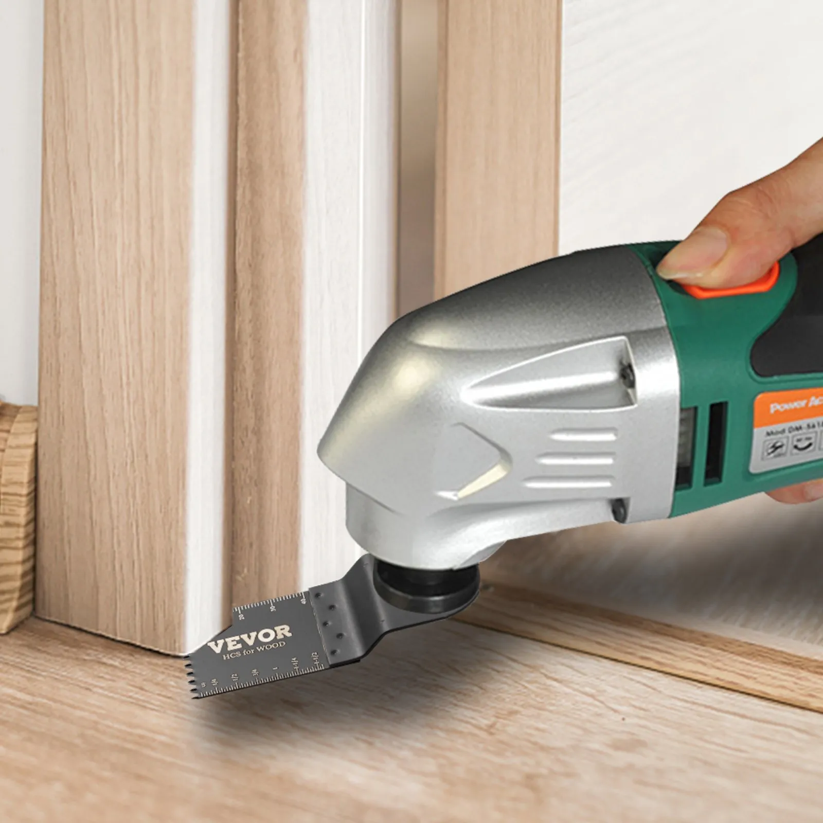100 ks pilových plátků pro oscilační pilu, sada listů pro multifunkční nástroje s rychloupínáním, HCS listy pro dřevo a plast, kompatibilní s Dewalt, Dremel, Fein, Worx, Bosch, Makita, Milwaukee