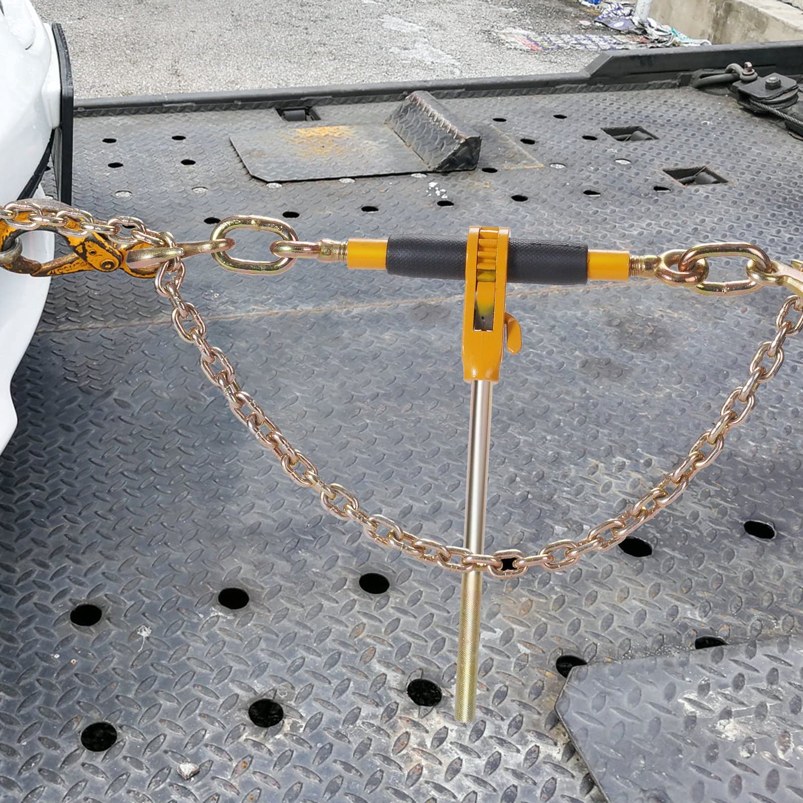 Řetězový svěr s ráčnou 5/16"–3/8", zatěžovací svorky 7100 lb s řetězy G80, 2 ks