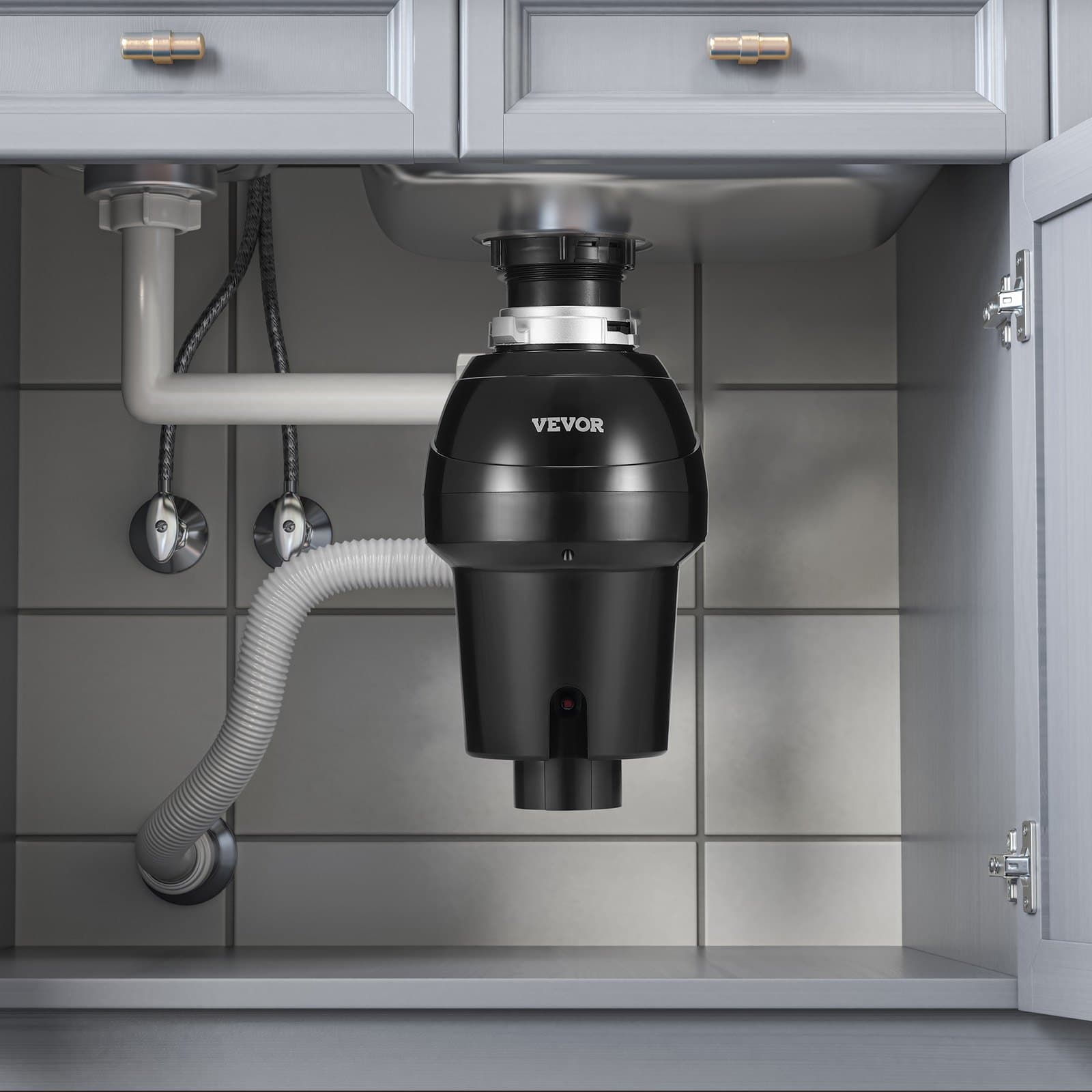 Drcič odpadu 1 HP, trvalý drtič potravinového odpadu 3960 ot./min EZ Connect