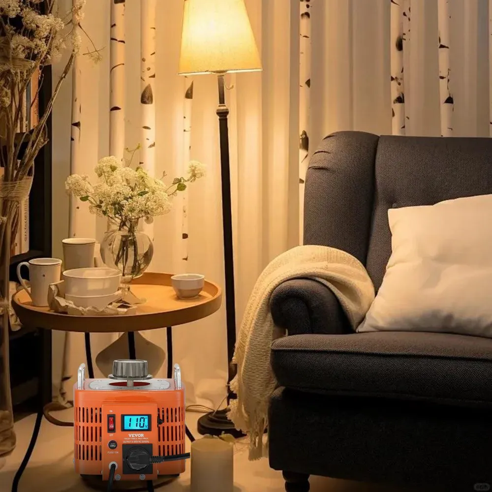 AC napěťový transformátor 3000 VA, 10 A, vstup 230 V, výstup 0–300 V, regulátor napětí AC, s LCD displejem, 4 náhradní pojistky, termální kontrolní přepínač pro domácí, průmyslové a kancelářské použití, certifikát CE