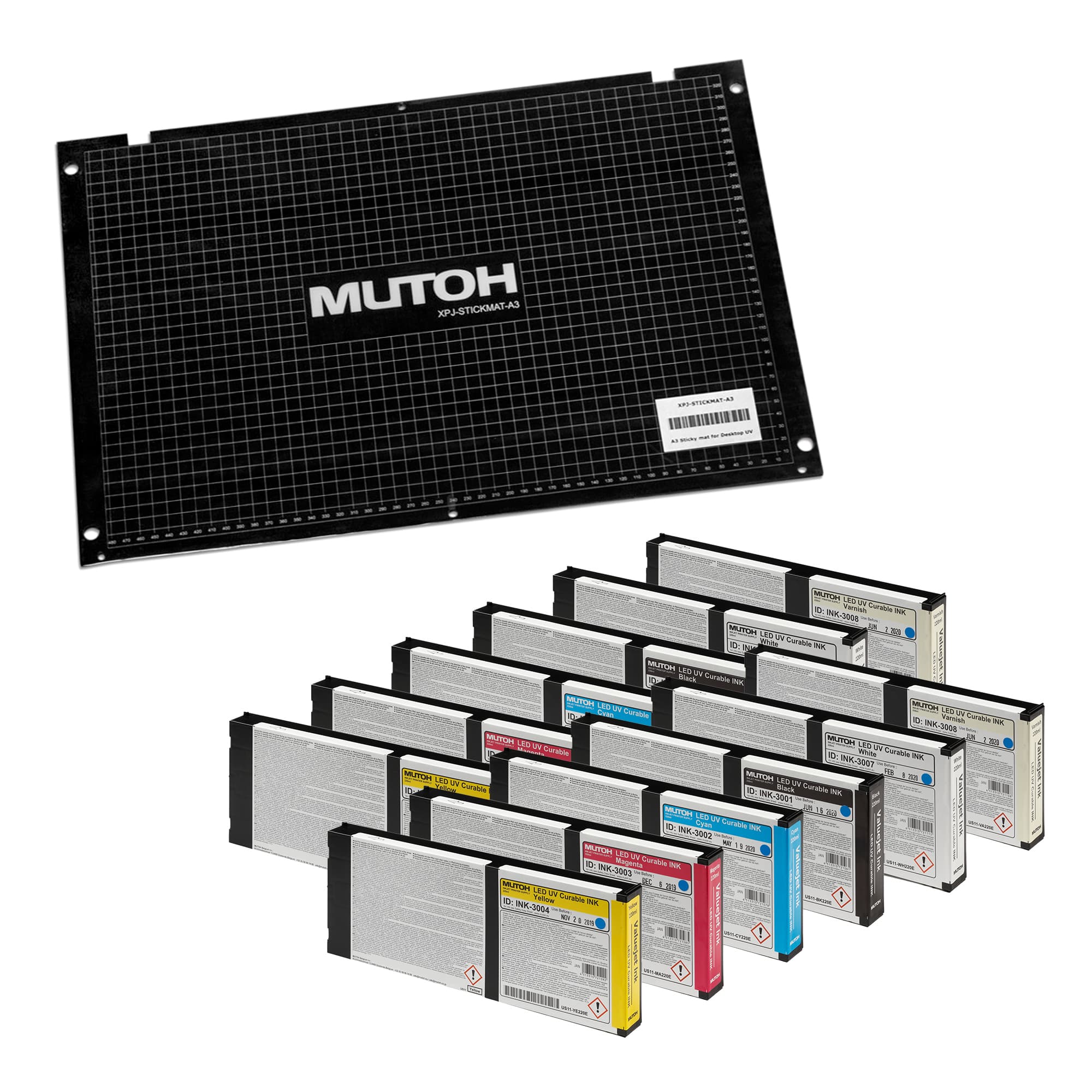 Startovací balíček DTO, FLEX, (včetně XJP-STICKMAT-A3, 12 x Tinte FLEX)