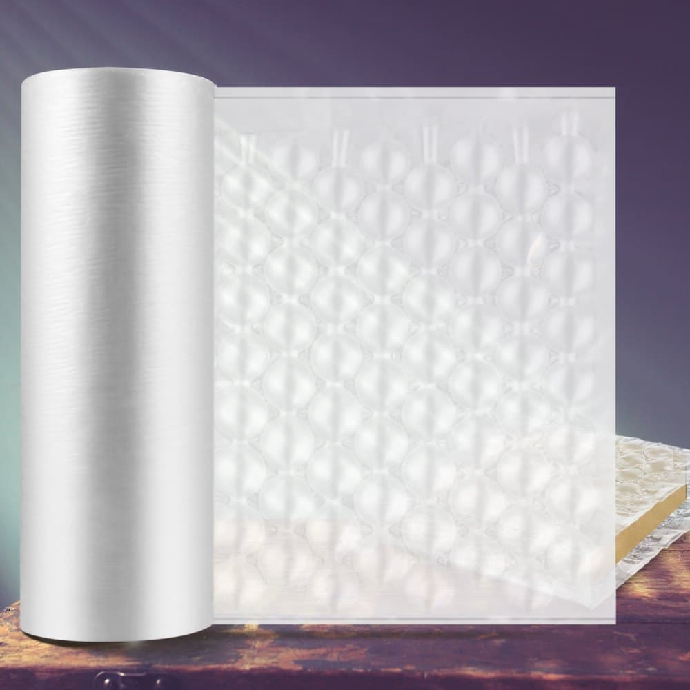 Fólie s vzduchovým polštářem, délka 300 m, bublinkové sáčky, šířka 400 mm, role, fólie s bublinkovými sáčky pro balicí stroj