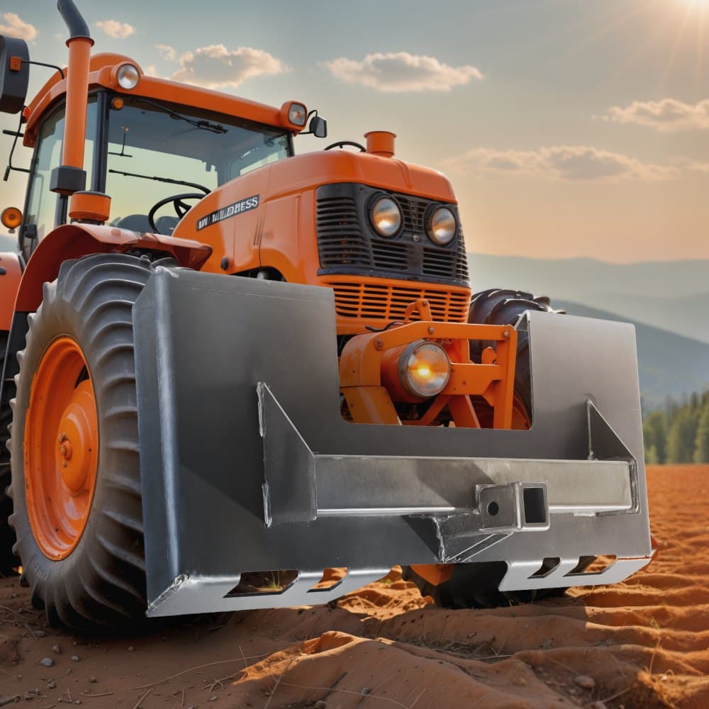 Deska pro uchycení smykem řízeného nakladače, 1/4" silná deska pro uchycení smykem řízeného nakladače s 2,28" uchycením závěsu, desky pro rychloupínací nakladač s nosností 3000 LBS, kompatibilní s traktory Deere, Kubota, Bobcat, Mahindra Steer,