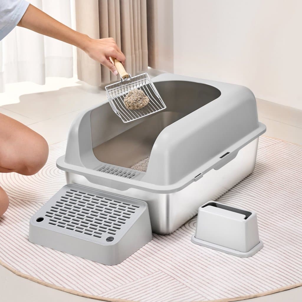 6palcová kočičí toaleta bez zápachu s filtrační vložkou