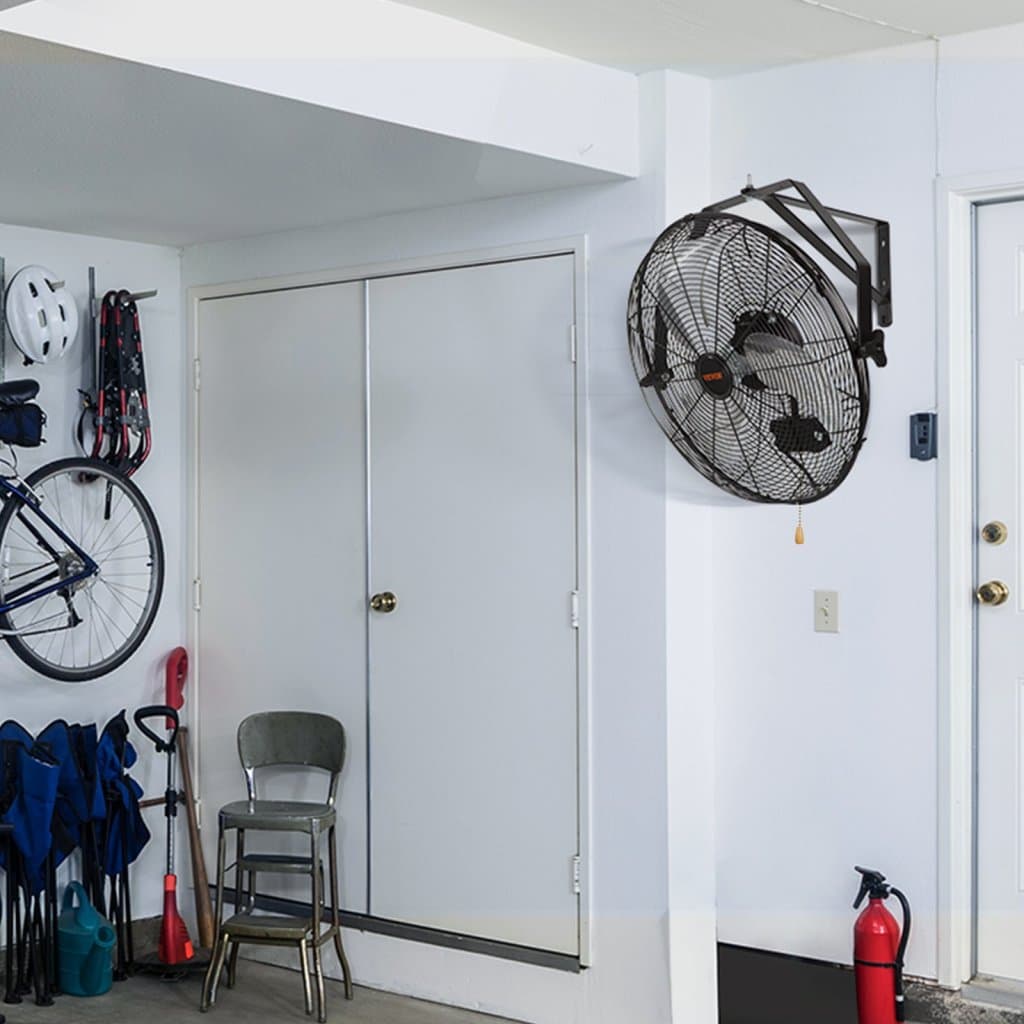 Průmyslový kovový nástěnný ventilátor 44,6 cm, 3 rychlosti