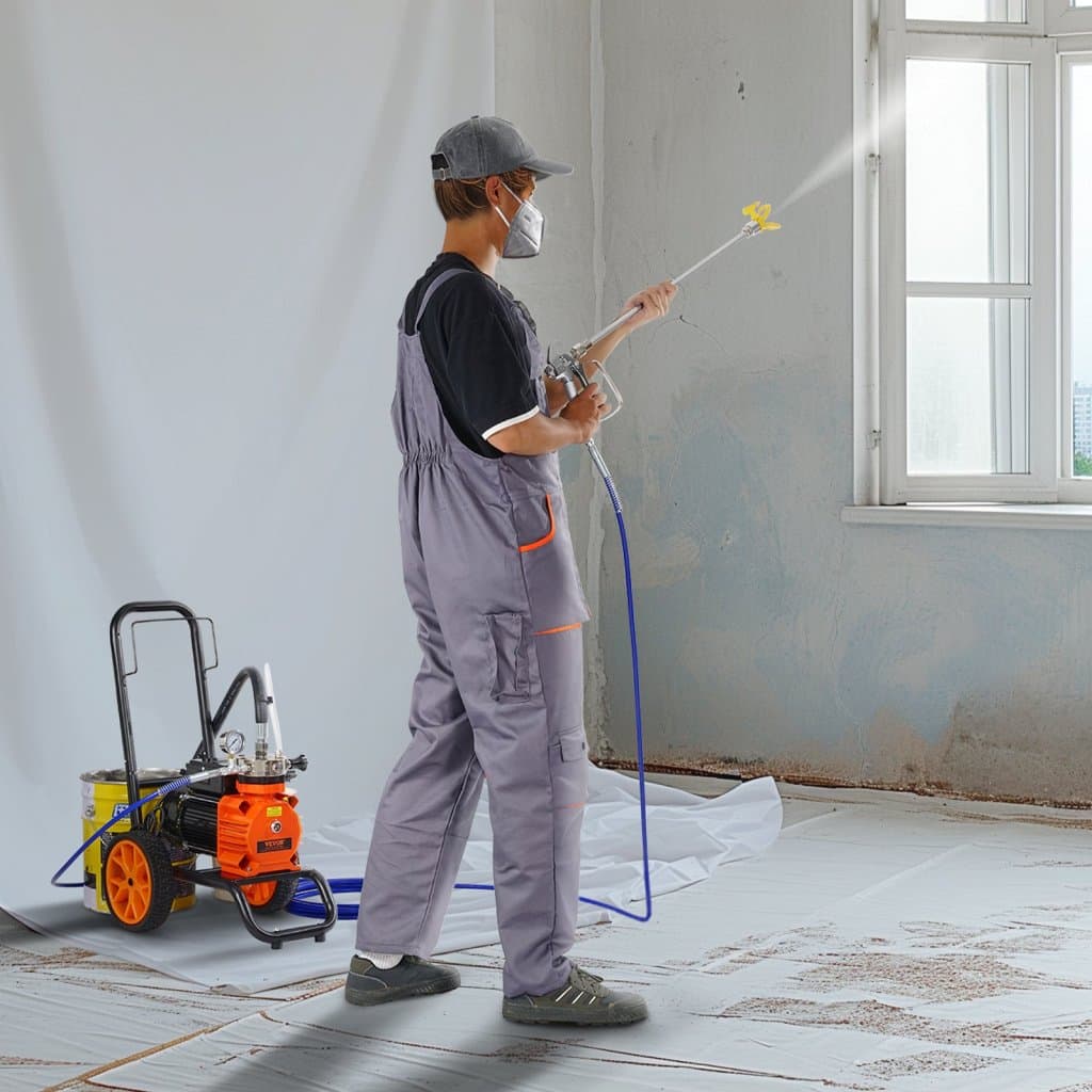 Bezvzdušná stříkací pistole, membránová stříkací pistole, elektrická bezvzdušná stříkací pistole 1100 W