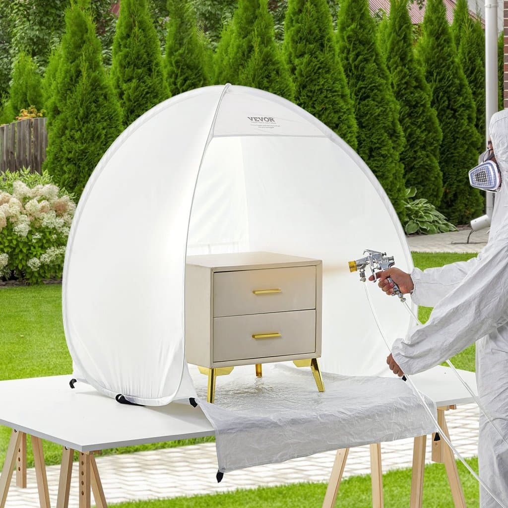 Přenosný stan pro stříkací malování, stánek s oknem typu pop‑up 40 x 35 x 40 palců