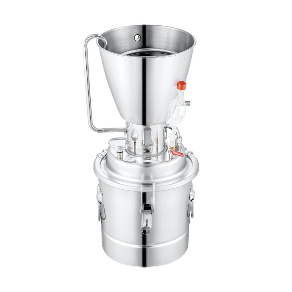 Sada na destilaci vody 3 gal/10 l, domácí destilátor obsahuje 304 nerezovou trubku, oběhové čerpadlo, vestavěný teploměr a výstupní port pro vlastní montáž