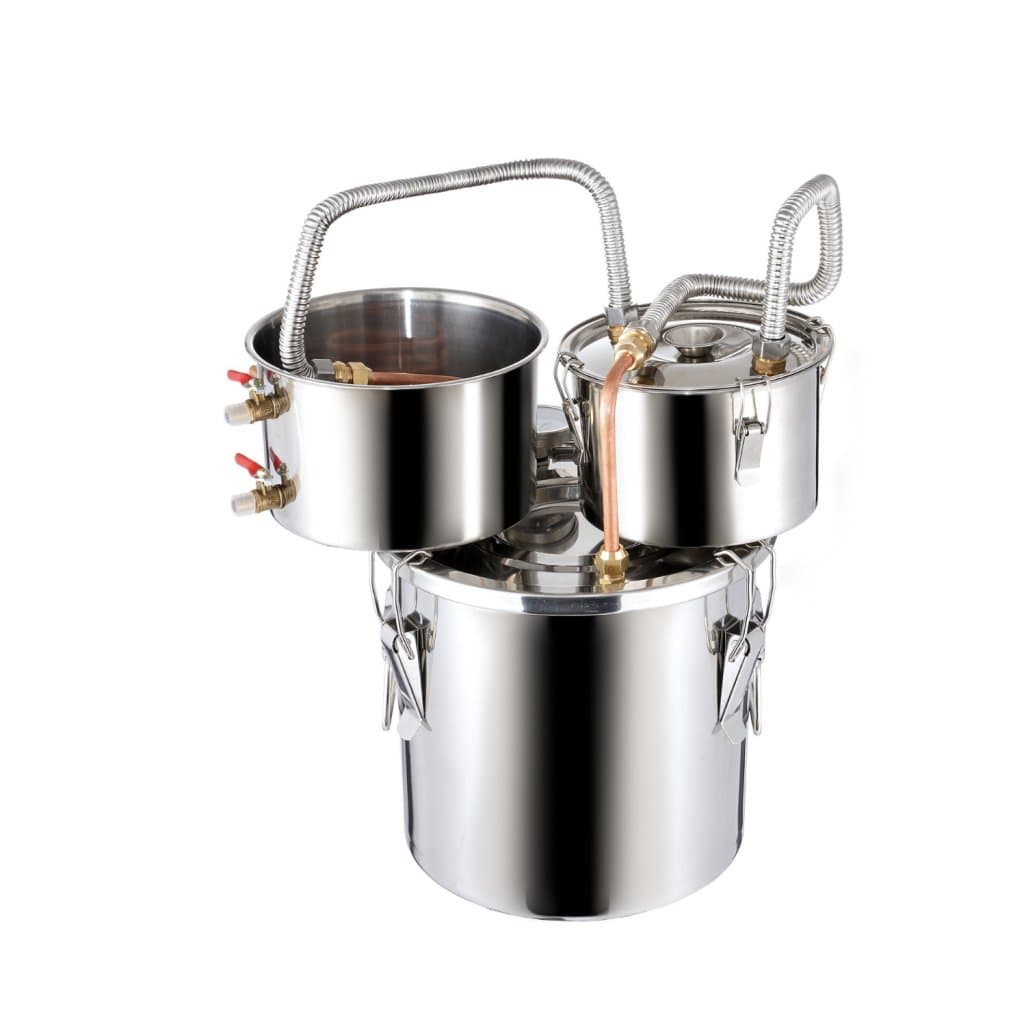 Destilátor alkoholu Moonshine Still Water 3 galony se sudem Thumper a vodním čerpadlem 8 W