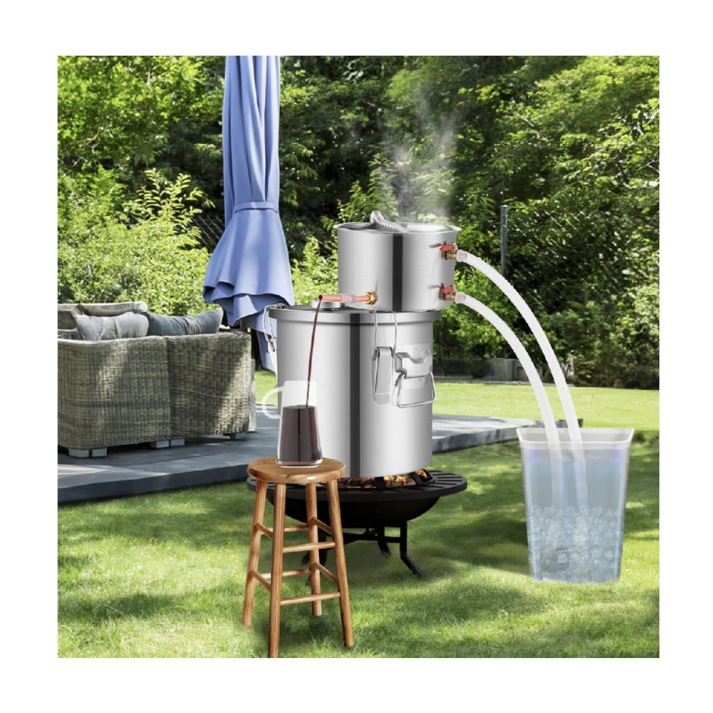 Destilátor alkoholu Moonshine Still Water 3 galony s ocelovým vodním čerpadlem