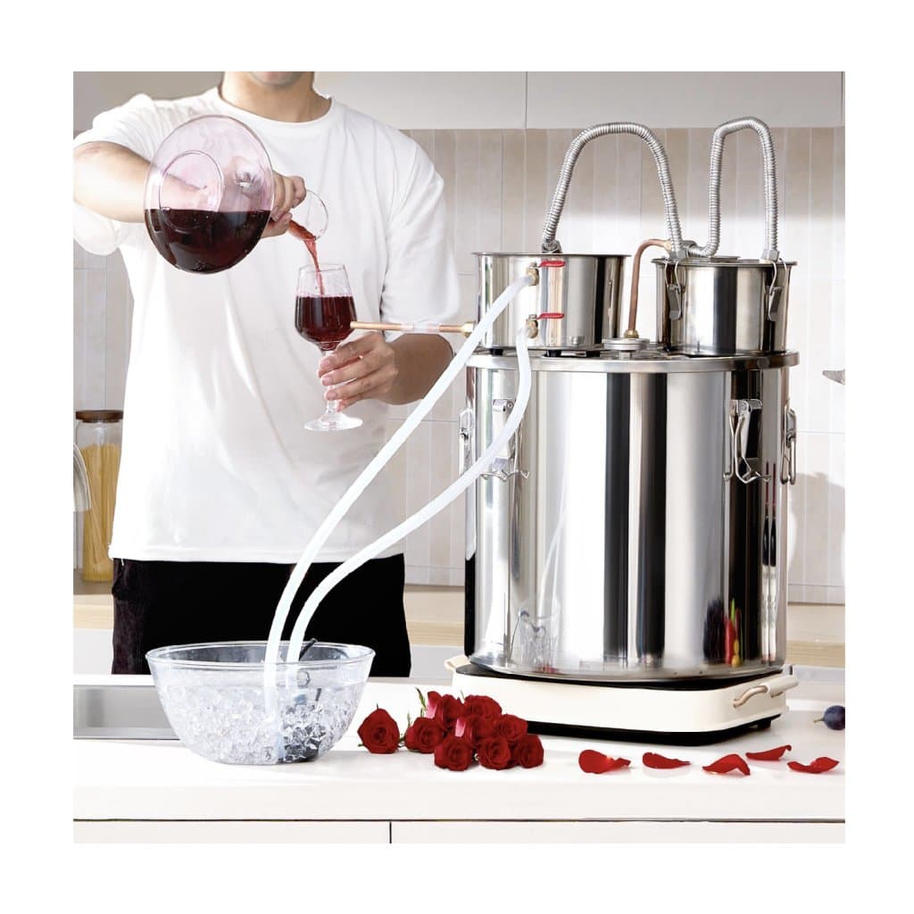 Destilátor alkoholu Moonshine Still Water 13,2 galonů s Thumper sudem a vodním čerpadlem