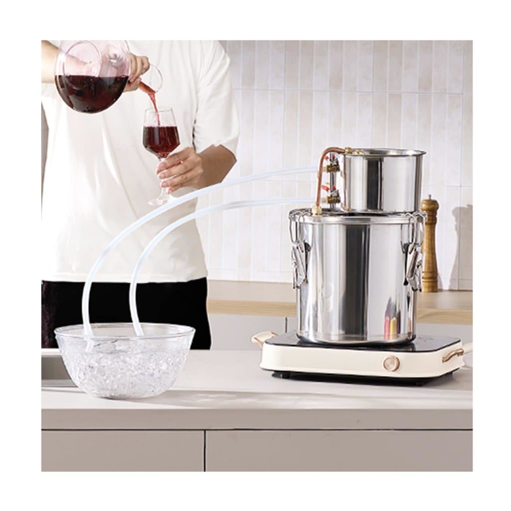 Moonshine destilační přístroj 3 gal, destilátor vody/alkoholu, varná souprava z nerezové oceli