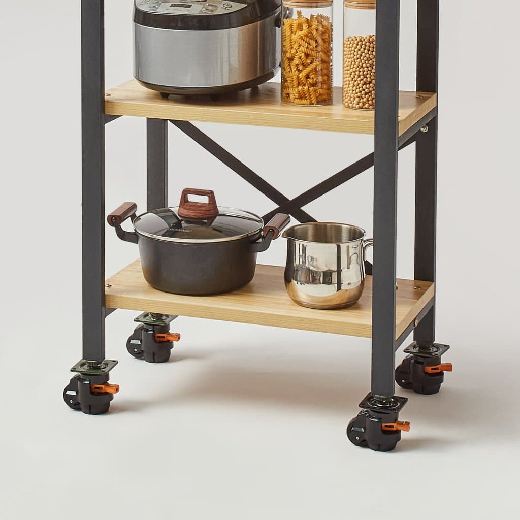 Vyrovnávací kolečka 4 ks 5 cm, pevná, s vylepšenou konstrukcí