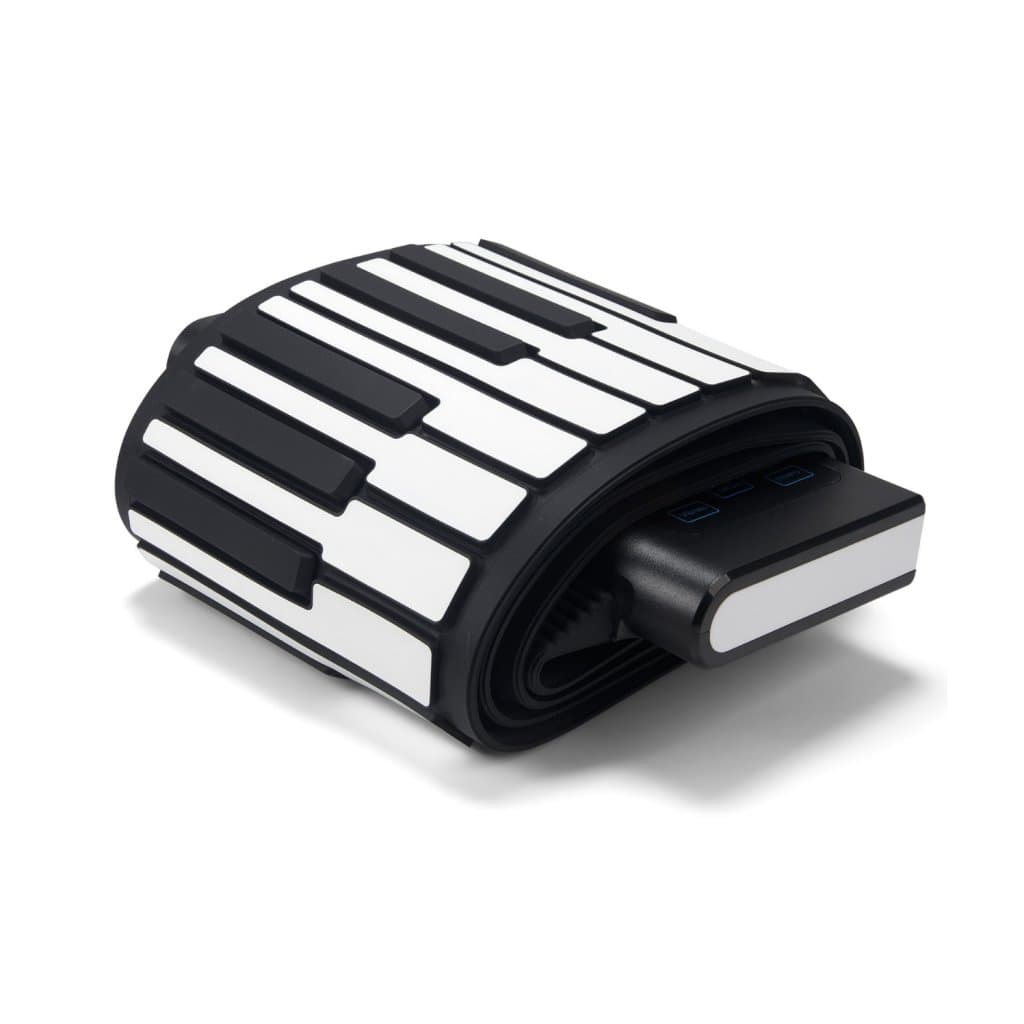 88-klávesové rolovací piano přenosné, 128 rytmů, tónů, dobíjecí