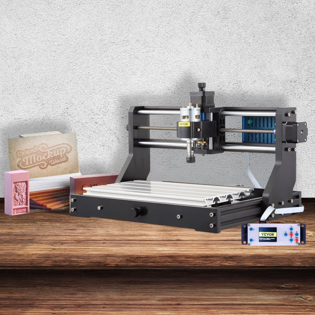 CNC 3018 Pro 300×180×45 mm CNC stroj GRBL Control Mini gravírka s offline ovladačem, 3osá gravírka pro řezbářství, frézování plastů, akrylu, PVC, dřeva