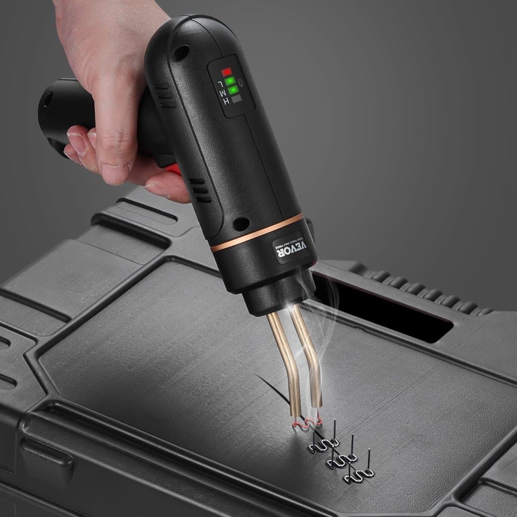 Bezdrátová svařovací pistole na plast 120 W sada na svařování plastu s 400 sponkami