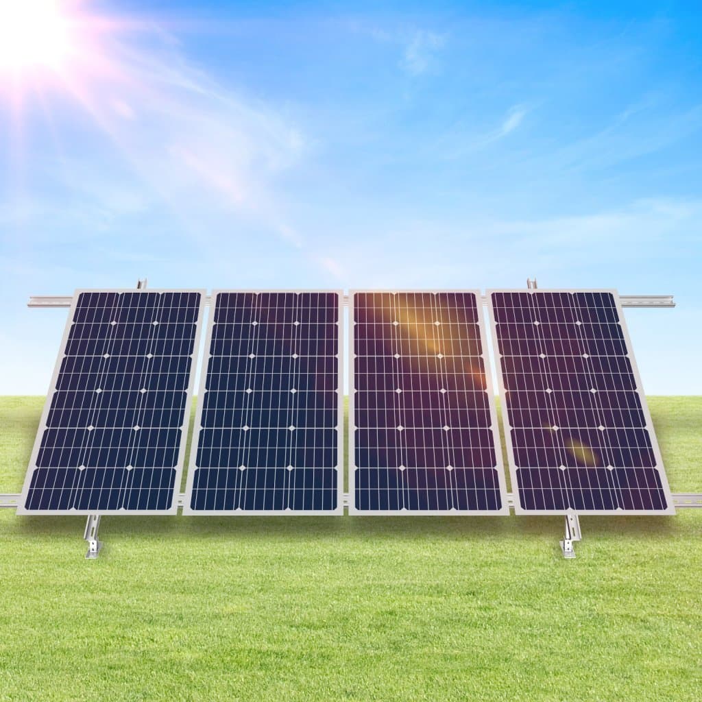 Vícedílné montážní držáky pro solární panely, nastavitelné držáky 30°–60°