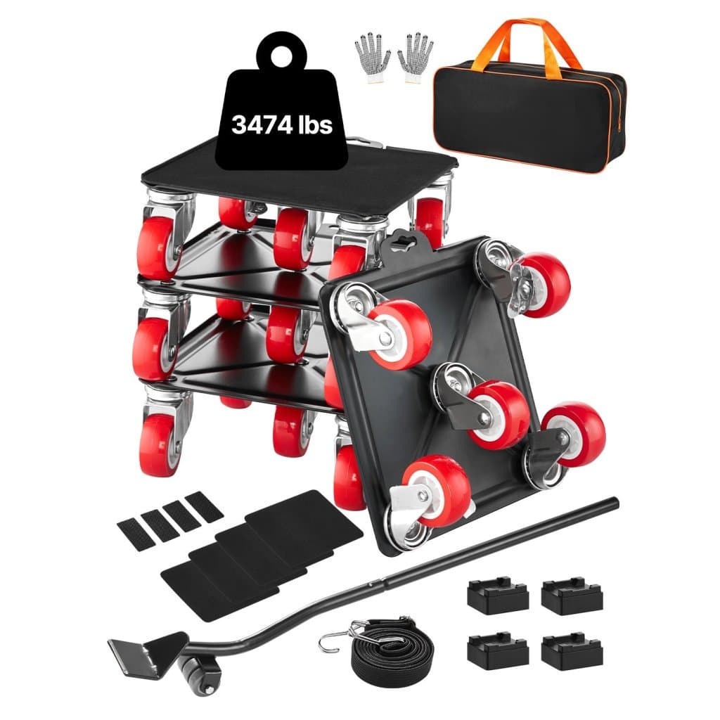 Nábytkový vozík pro těžké náklady s 5 koly, nosnost 1574 kg