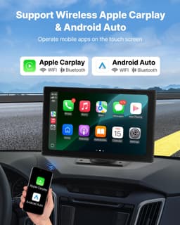 Autorádio s dotykovým displejem CarPlay 9 pro Apple a Android, přední/ zadní kamera - miniatura 6