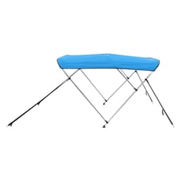 Bimini markýza na příďovou loď 3 oblouky, délka 6 stop, vyrobená z polyesteru 600D, barva Pacific Blue - miniatura 5