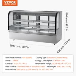 Chladicí vitrína pro pekárnu, 32 kubických stop / 901 l, čtyřpatrová - miniatura 11
