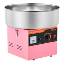 Komerční stroj na cukrovou vatu, elektrický stroj na výrobu cukrové vaty, 1000 W, růžový - miniatura 4