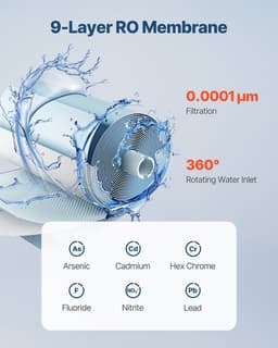 Náhradní díl systému reverzní osmózy pro podskříňkový filtr vody SS-002 - miniatura 7