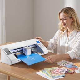 Řezací stroj na vinyl, automatické rozpoznávání okrajů, nastavitelný - miniatura 1