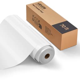 Vinylová fólie pro termotransfer HTV, role pro žehlení, 304,8 x 21336 mm, lesklá, bílá - miniatura 2