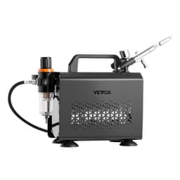 Sada airbrushů, vzduchový kompresor 1/6 KM, 1 airbrush, 3 koncovky, barva - miniatura 4