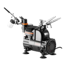 Sada airbrushů, vzduchový kompresor 1/6 KM, 3 airbrushy, 3 koncovky, barva - miniatura 3