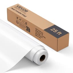 Vinylová fólie pro termotransfer HTV, role pro žehlení, 304,8 x 7260 mm, lesklá, bílá - miniatura 2