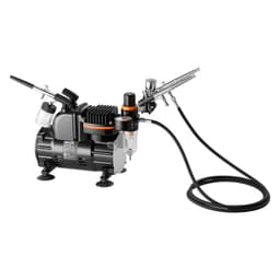 Sada airbrushů, vzduchový kompresor 1/6 KM, 3 airbrushy, 3 koncovky, barva - miniatura 5