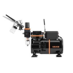 Sada aerografů, vzduchový kompresor 1/6 HP, 3 aerografy, 3 trysky, 2 ventilátory - miniatura 4