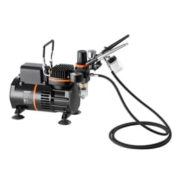 Sada aerografů, vzduchový kompresor 1/6 HP, 3 aerografy, 3 trysky, 2 ventilátory - miniatura 5