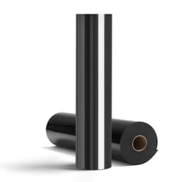HTV vinylová fólie pro teplotní potisk, rolka pro žehlení, 304,8 x 15240 mm, lesklá, černá - miniatura 4