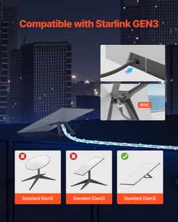 Prodlužovací kabel Starlink Gen 3 100 stop / 30,48 m Standardní generace 3 1200 Mbps 24 AWG / 0,25 mm² - miniatura 6