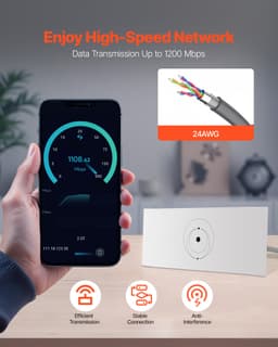 Prodlužovací kabel Starlink Gen 3 100 stop / 30,48 m Standardní generace 3 1200 Mbps 24 AWG / 0,25 mm² - miniatura 7
