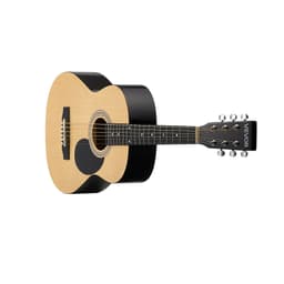 Akustická kytara dreadnought 36 palců / 914,4 mm, přírodní začátečnický balíček s gig bagem pro teenagery - miniatura 4